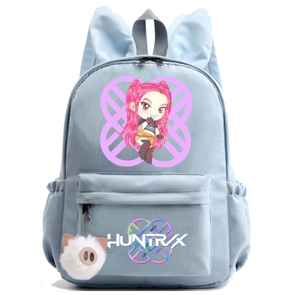 

K-Pop Printed Waterproof Backpack Student Teenager Bookbag for Boy Girl Bookbag Schoolbag Women Large Capacity Travel Bag Kid Gift Mochila