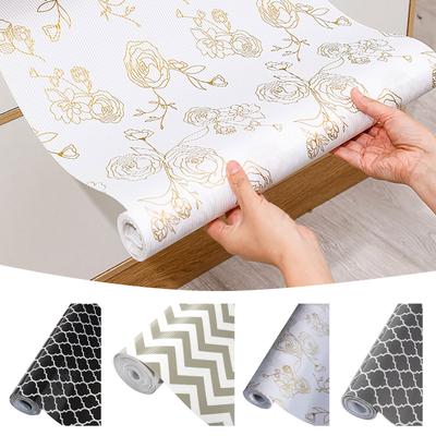 Kitchen Cabinet Mat Waterproof & Oil-Proof Eva Non-Adhesive Shelf Liner Moisture Proof Waterproof Adjustable Drawer Pad