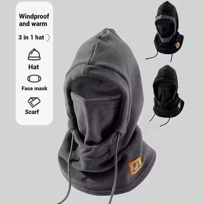 Cappello Caldo Invernale Con Maschera E Scaldacollo 3-In-1 Balaclava Antivento Per Uomini E Donne Cappello Mascherato Protezione Per Ciclismo Contro Il Freddo