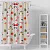 Home decoration shower curtains for bathroom waterproof curtain fabric Modern Nordic style Living Room Merry Christmas winter