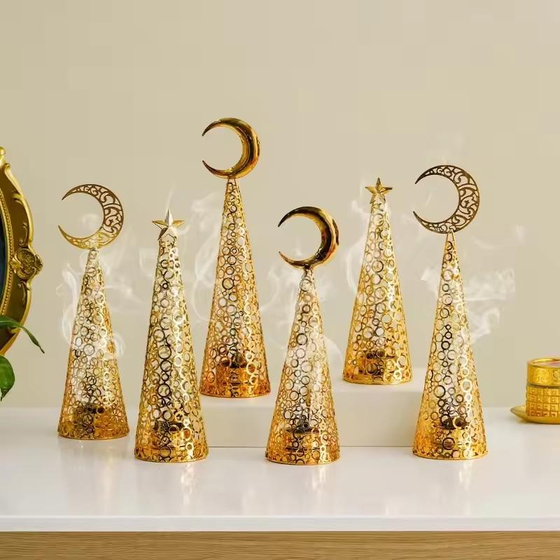 Metal Christmas Tree Candlestick Christmas Candle Cup European Wedding Decoration Tea Wax Small Round Cup Candle Holder Gift