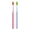 KISS CLEAN Adult Soft Bristle Wide Head Toothbrush, High-Density, Big Head, Family Five-Pack