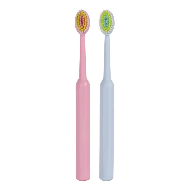 KISS CLEAN Adult Soft Bristle Wide Head Toothbrush, High-Density, Big Head, Family Five-Pack