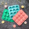 Food Grade Silicone Flower Mold Non Stick For Homemade Baking Chocolate Candy Jelly Ice Cubes
