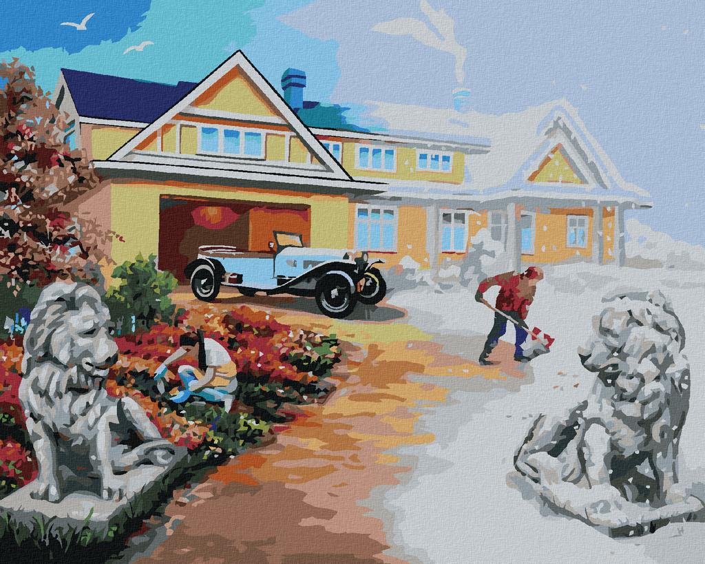 Buy Zuty Paint by Numbers SUMMER AND WINTER (D. RUSTY RUST), 40x50