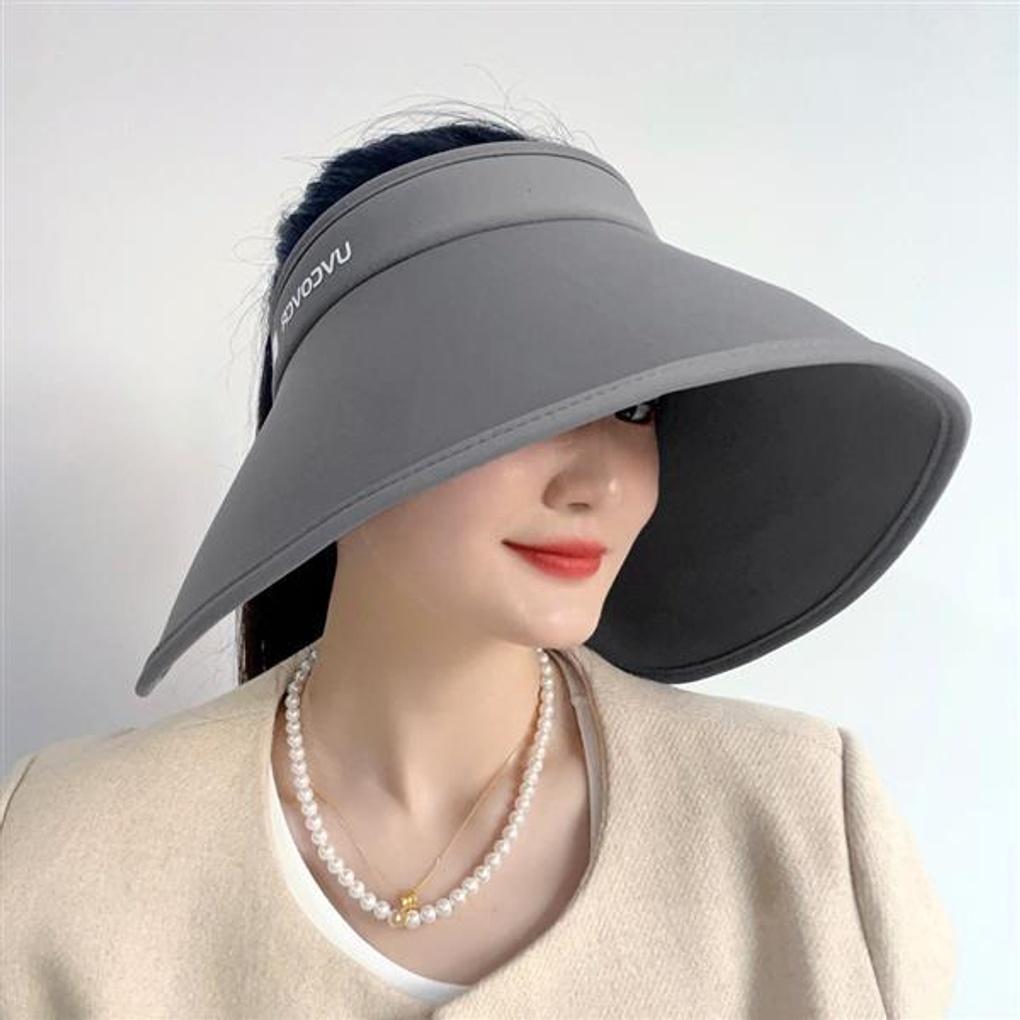 Nero UV Protection Roller Sun Cap (Gray)