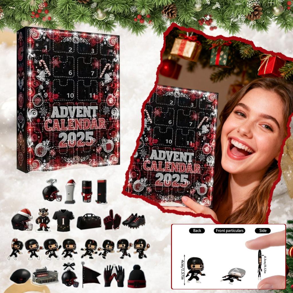2D Adventskalender, Jungen Advents-Sportkalender, Teenager Jungen Adventskalender, 24 Tage Set (für Spieler, erwachsene Männer und Teenager)
