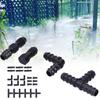 24 Stück/Set Tropfbewässerungs-Fittings-Kit 1/2 Schlauch Dornverbinder Für Garten Gewächshaus