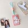Star Pendant Photos Protective Cover Sliding Cover ID Card Storage Cute Students Card Holder