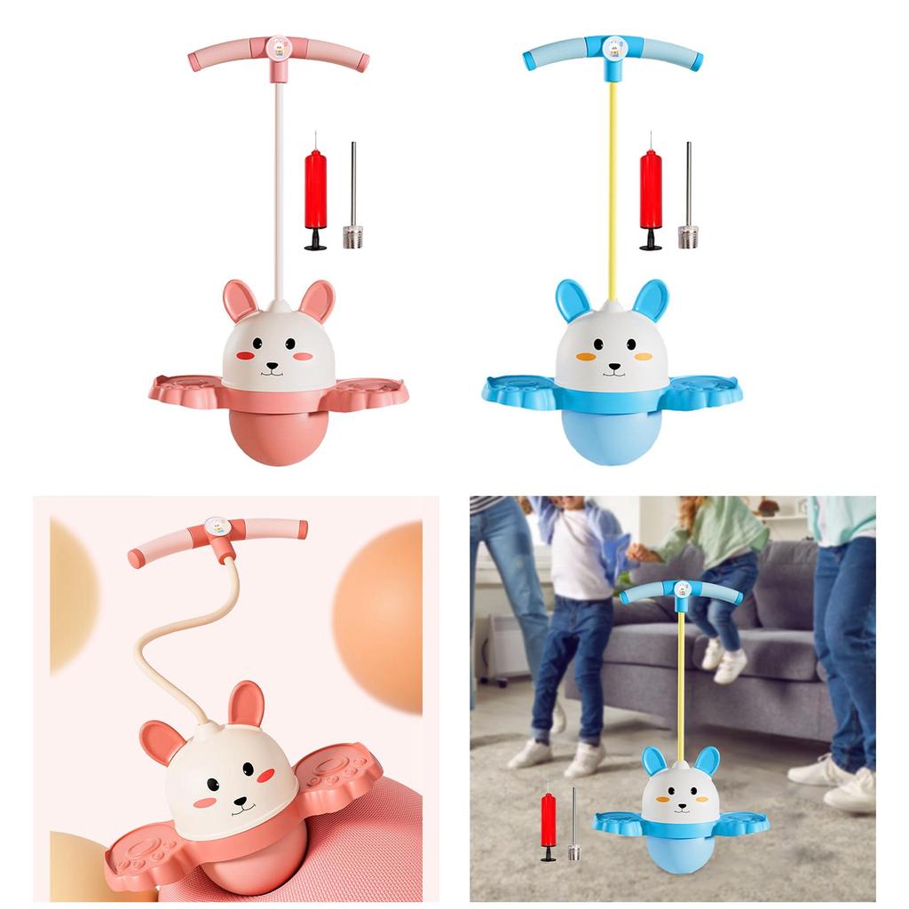 Pogo with Handle Balance Coordination Pogo Jump Toy Pogo Stick Jump Pogo Bouncing Ball for Game Home Playground Sport Outdoor