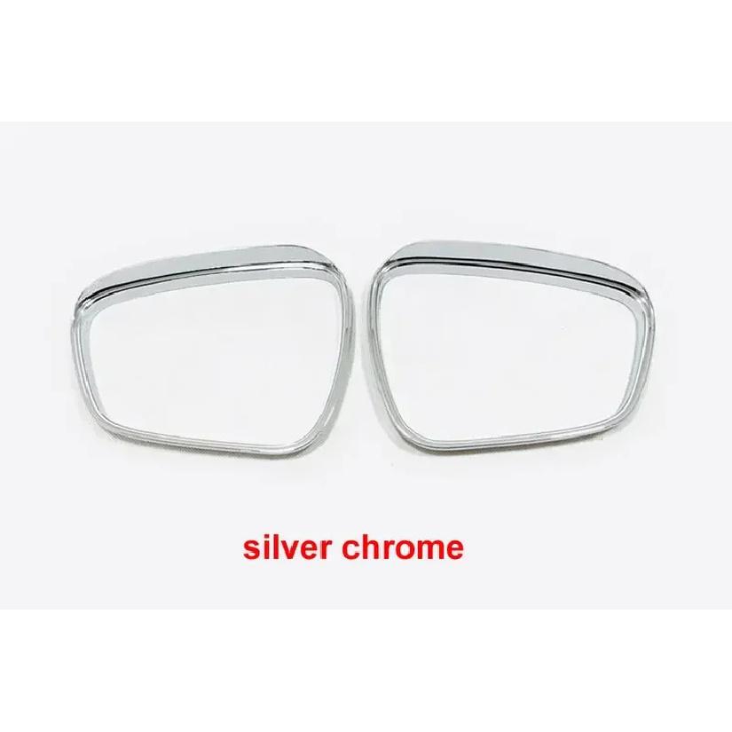 For Ford Escape     2024 Rear Rearview Side Glass Mirror Trim Frame Rain Shield Sun Visor Carbon Fiber 1 Pair