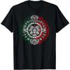 100% Baumwolle Aztekischer Kalender - Azteca Sonnenstein - Mexiko Flagge T-Shirt Lustiges T-Shirt