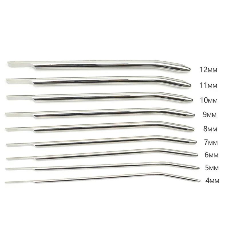 Male Penis Plug Urethral Dilators Sounding Masturbator Erotic Stainless Steel Masturbator Penis Inserts Plug SM Sex Toys for Man