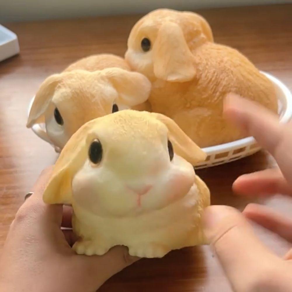 Slow Rebound Big Rabbit Squeeze Toy Cartoon Rabbit Fidget Toy  Mini Ornaments