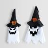 43/47CM Halloween Ghost Hanging Decoration LED Light Glowing Horror Decor Props for Outddor Indoor Halloween Party Decoration
