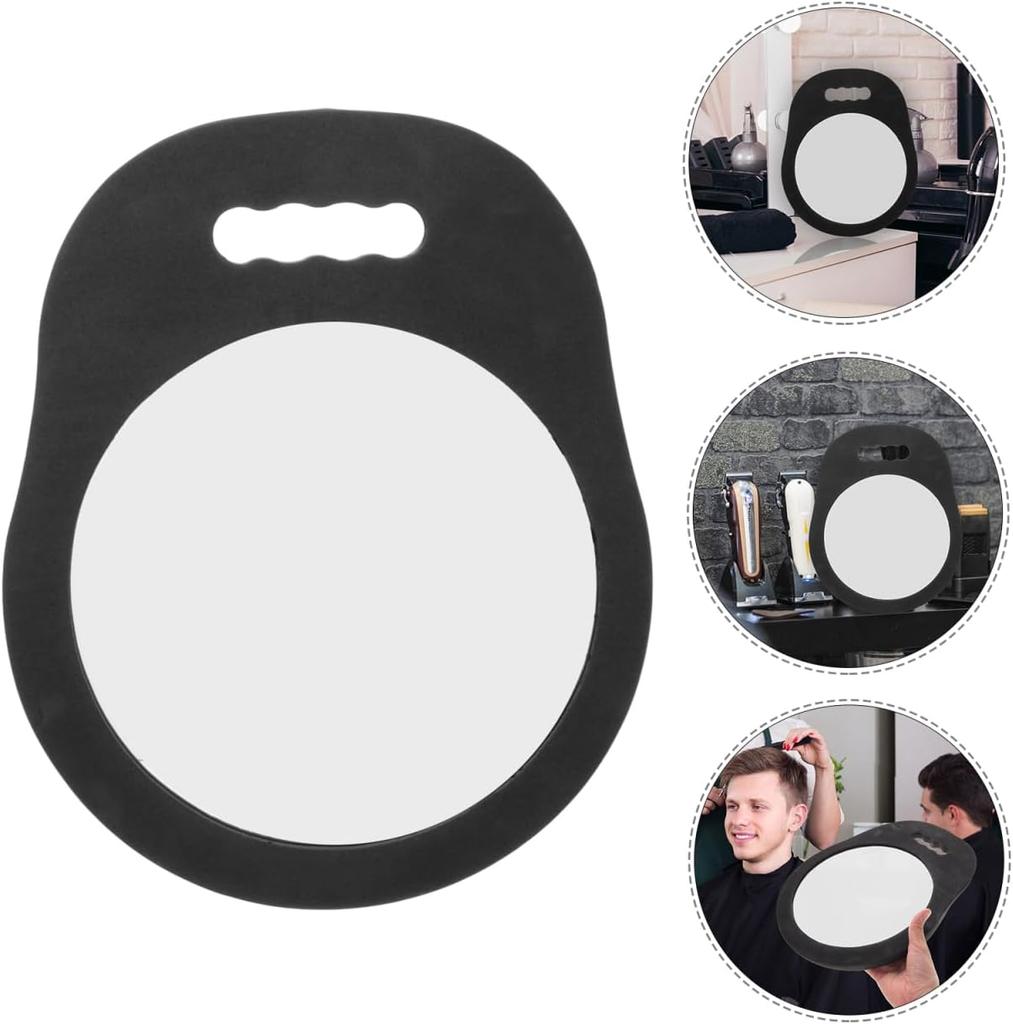 OUNONA Professional Unbreakable Oval Hairdressing Mirror 34.5x27
