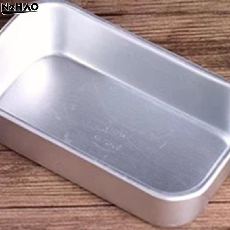Aluminum Alloy Lunch Meat Preservation Box Cake Baking Tray Loaf Pan Kitchen Baking Tools Rectangular Bread Mold