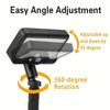 Solar Outdoor Garden Lighting, Adjustable Height and Angle, with Motion Sensor, 3 Lighting Modes, Suitable for Gardens Lawns Terraces Fences