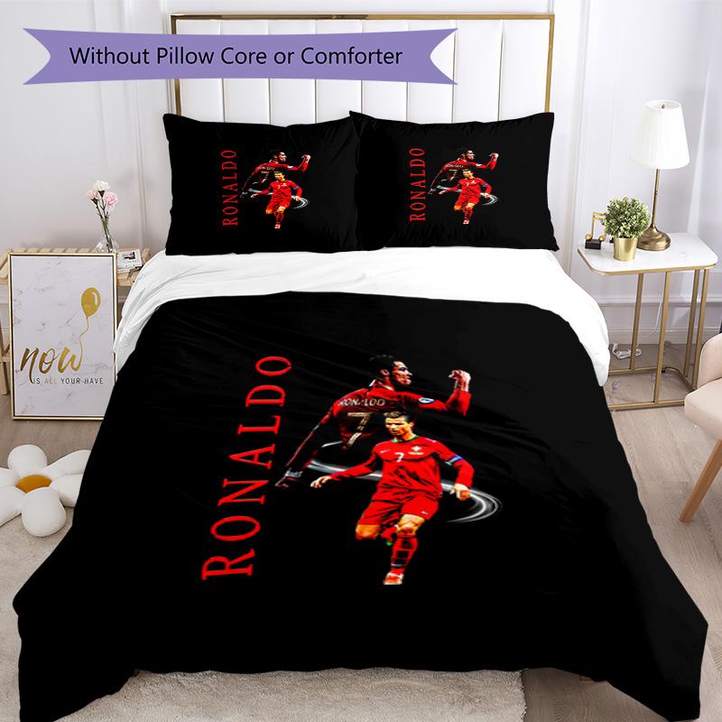 Cristiano Ronaldo Fanu Gultasveļas Komplekts Elpojošs