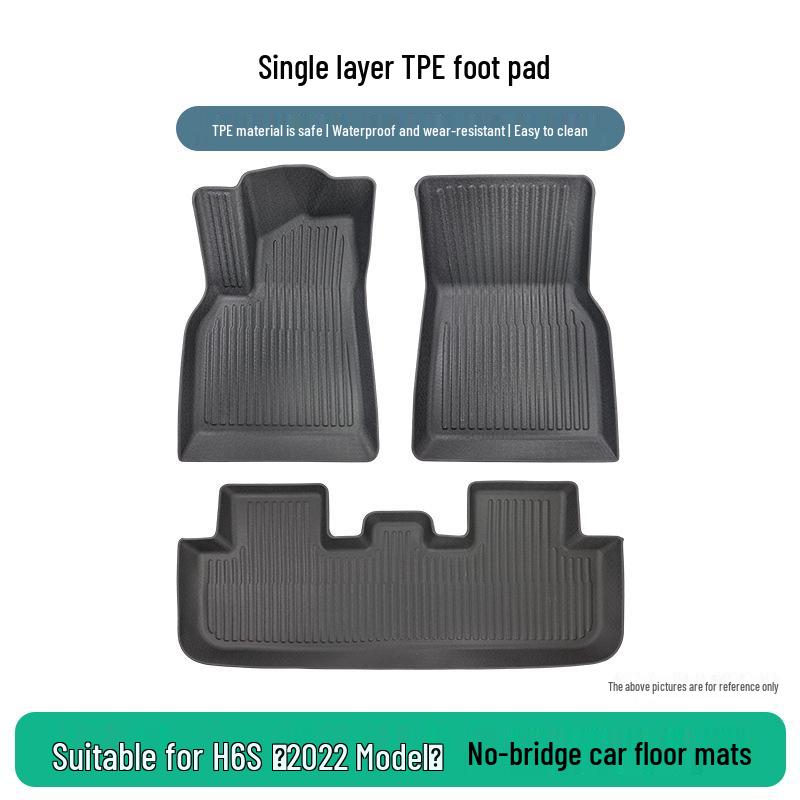 Great Wall H6S 2022 TPE Floor Mats, No Bridge Design, Various Car-Specific Styles