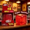 Dr Pepper X Needoh Nice Cube Squishy Stress Relief Toy, Soft Squeeze Fidget Cube For Kids & Adults, Anxiety Relief Sensory Toy