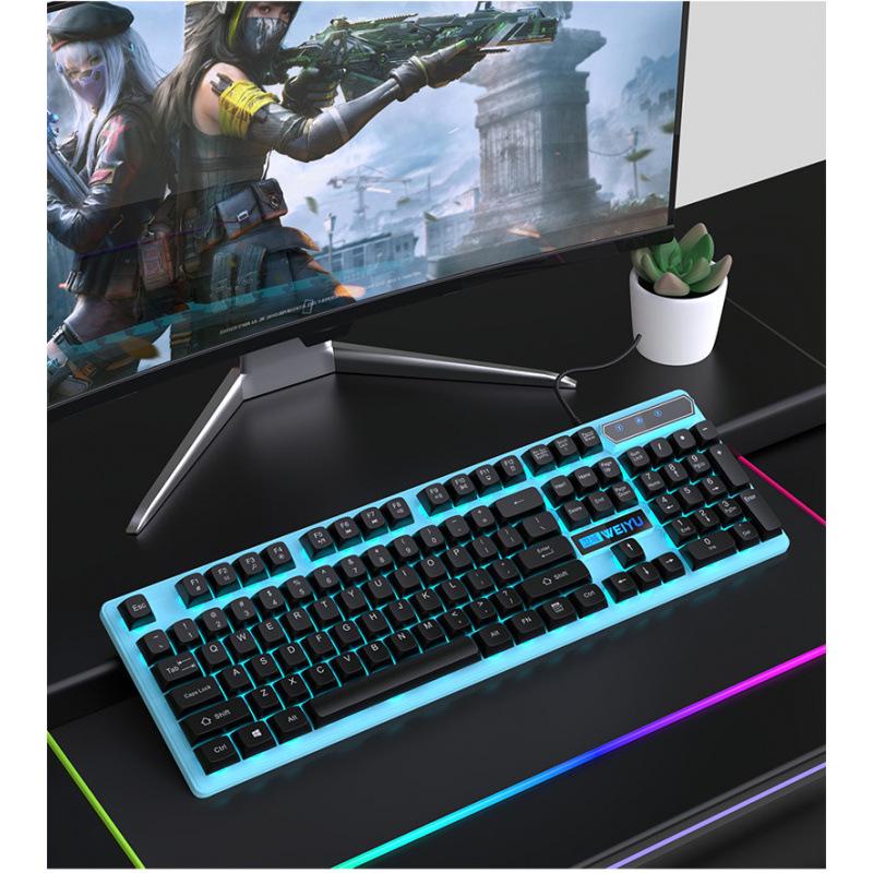 GX30A Luminous Mechanical-Feel Keyboard & Mouse Set for E-sports