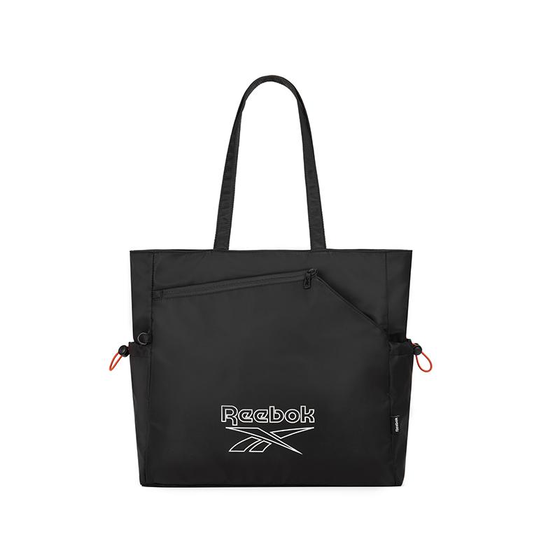 New Reebok Fabric Shoulder Bag Unisex Khaki/Black RB250106M