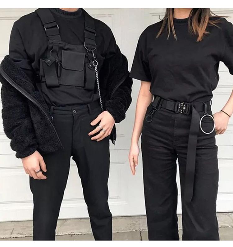 Unisex Chest Bag Vest: Tactical, Hip Hop, Cool Waist Backpack