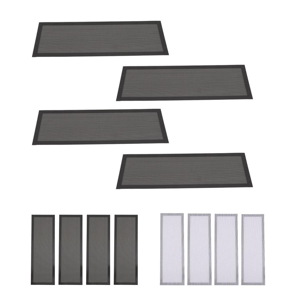 4PCS Floor Vent Covers PVC Magnetic Floor Register Vent Mesh Filter Screen for Wall Ceiling Catches 