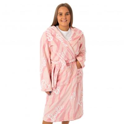 Womens/Ladies Hooded Dressing Gown