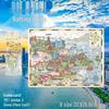 3D Large-Scale Scenery Sticker: DIY Visual Stacking Miniature Scene, No Cutting Needed