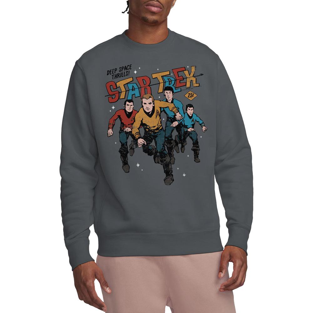 STAR TREK Unisex mikina Deep Space Thrills pro dospělé pro dospělé