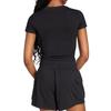 adidas Womens Essentials 3-Stripes Slim Baby T-Shirt Black/White Women Streetwear JC8325