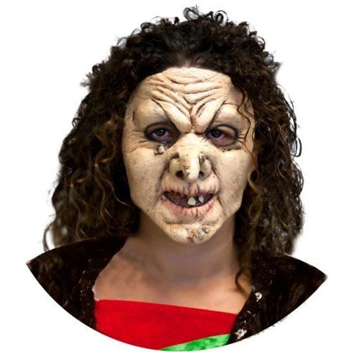 Masque Sorcière Verte Pour Halloween - Taille Unique - Mixte