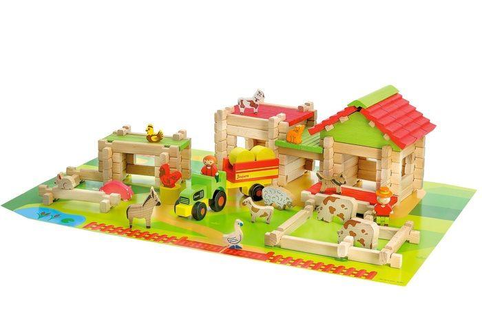 JEUJURA - Ma Première Grande Ferme Avec Tracteur Et Remorque - 130 Pièces