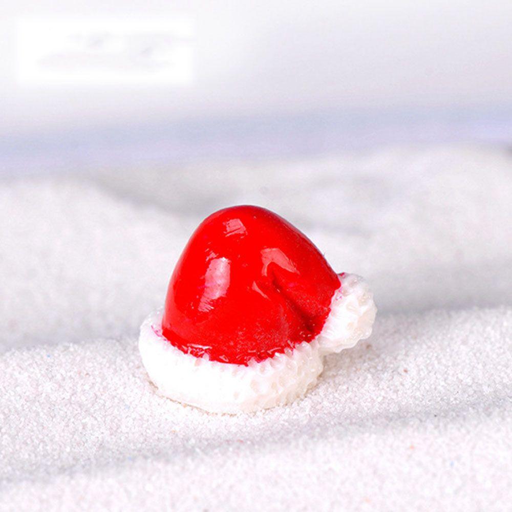Miniature Landscape Model Cute Christmas Decoration Santa Claus Figurine Xmas Gift Bag Ornament