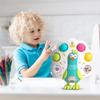 Baby grabbing practice board pressing peacock toy baby decompression puzzle finger training fine motor toy