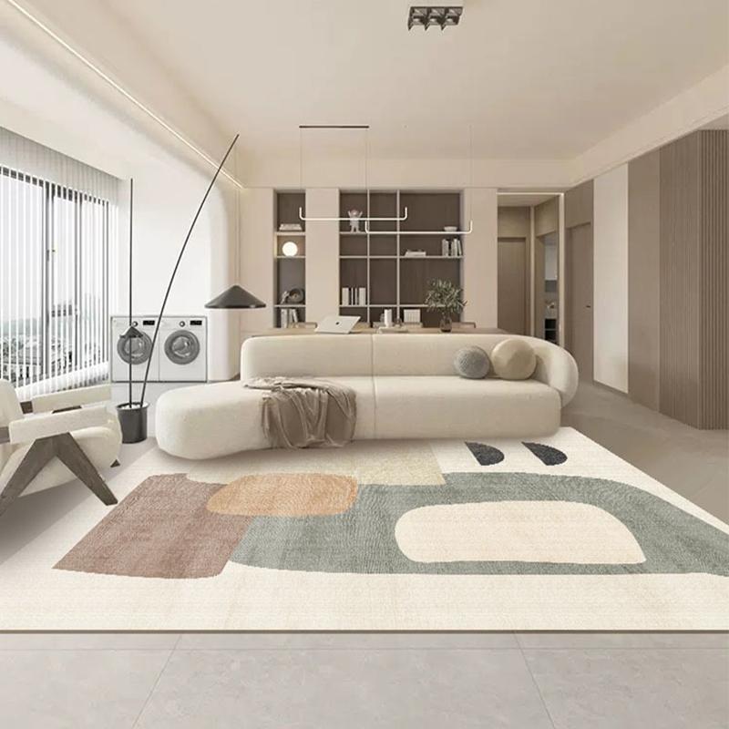 Carpet for Living Room Irregular Pattern Imitation Cashmere Rug Bedroom Soft Dirt-resistant Floor Mat Home Decoration Foot Mats