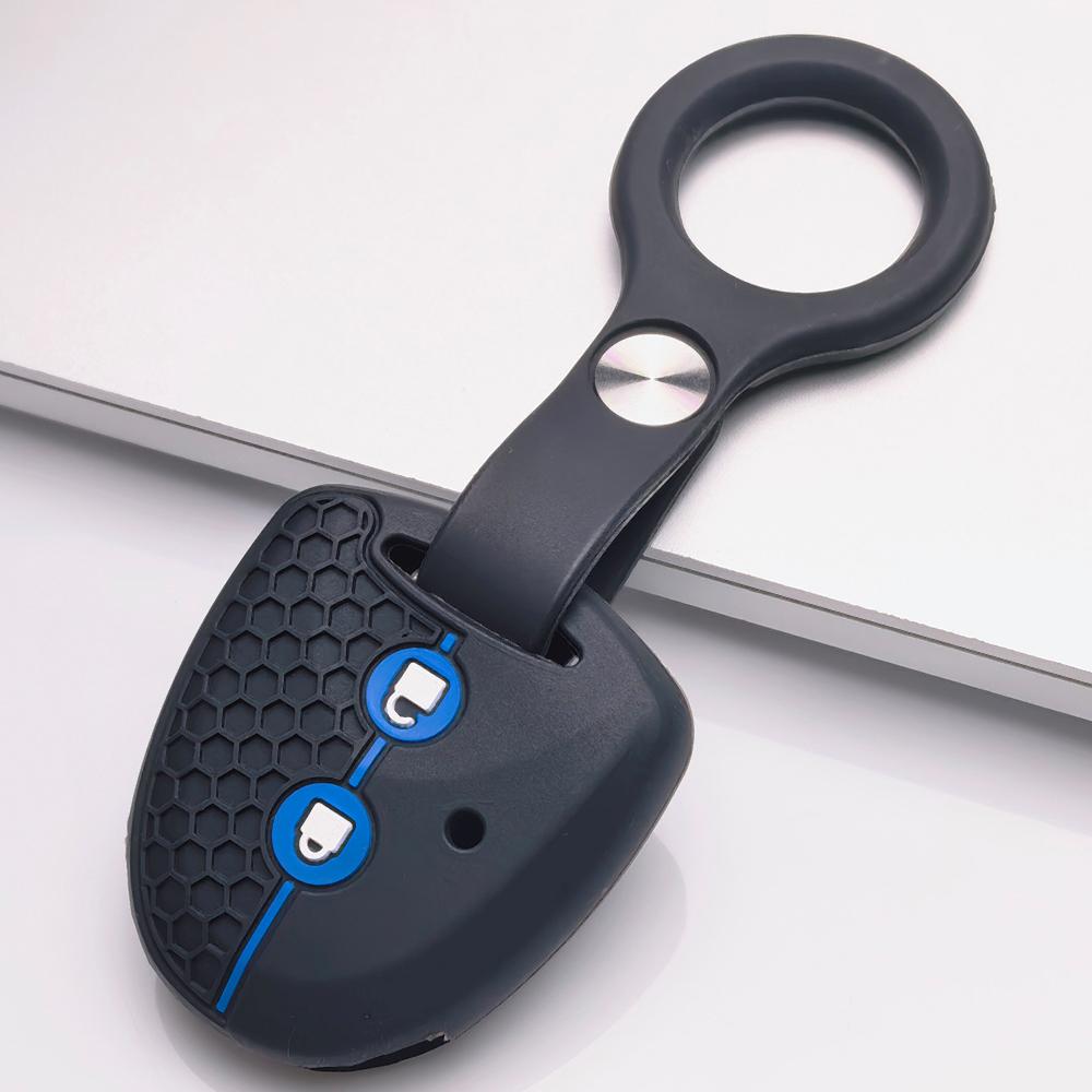 Key Fob Cover for Toyota Grand New Avanza Xenia PERODUA Alza Myvi Axia with Keychain Anti-Scratch Guard Shockproof Protection Soft Grip Texture