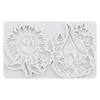 Fairy Garden House Silicone Mold Sunflower House Treehouse Fondant Molds Cake Decorating Tools Theme Cake Dessert Decorated Chocolate Candy Mold