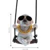 Bulldog Car Pendant Swing Dog Car Hanging Creative Auto Interior Accessories  Automobile