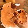 Colorful Capybara Stuffed Animal Key Ring Bag Charm Wag Tail Rodent