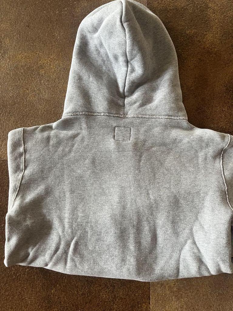 [USED] Waste(twice) Gray Full-Zip Hoodie, Made in Japan