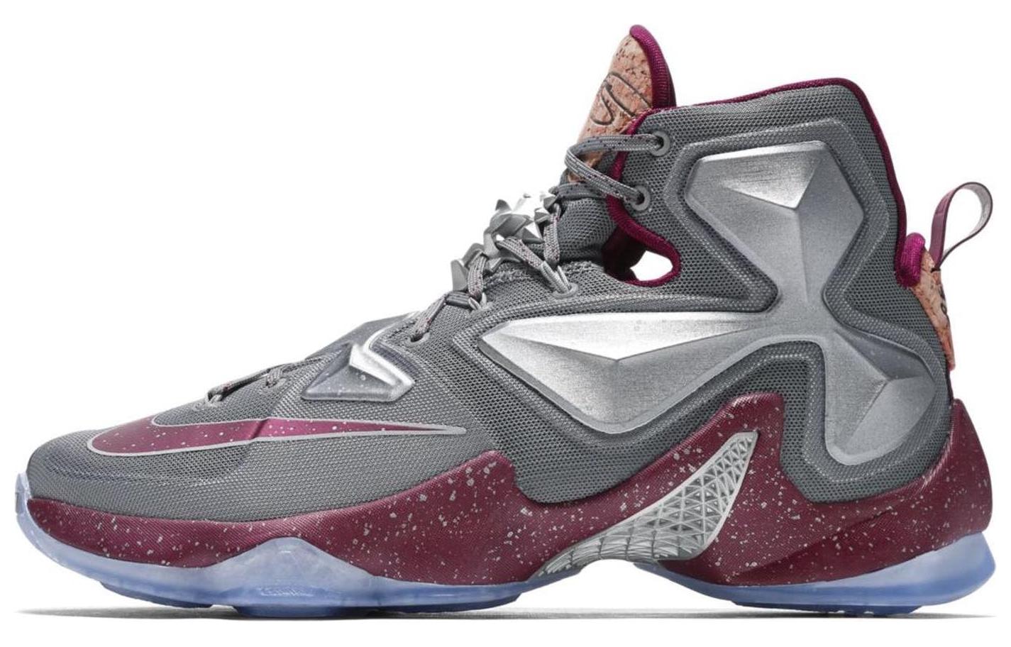 

Nike LeBron 13 Opening Night Сірий Червоний Золотистий Сріблястий 823301-060 44