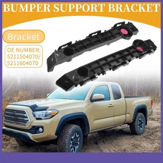 Left Right Side Bumper Support Bracket TWO  for Toyota Tacoma 16-23
