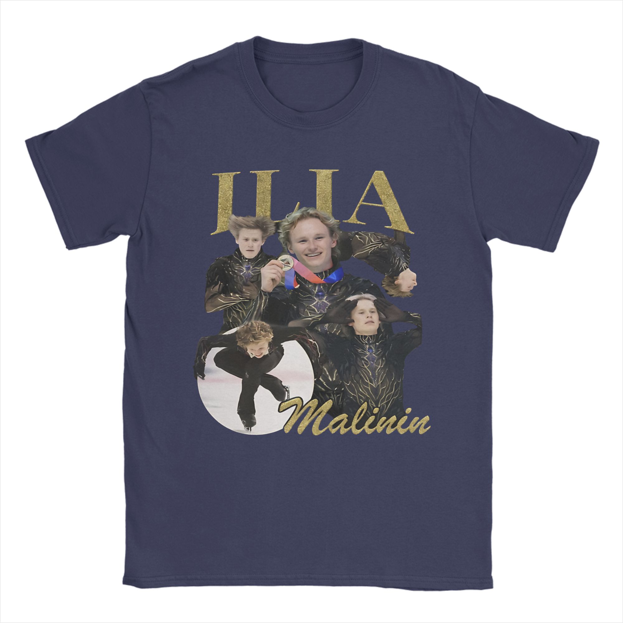 

Ilia Malinin Ilia Malinin Quad Jump T Shirt Mens Cotton Cool TShirt Round Neck Tee Shirt Short Sleeve Clothing Plus Size 4XL