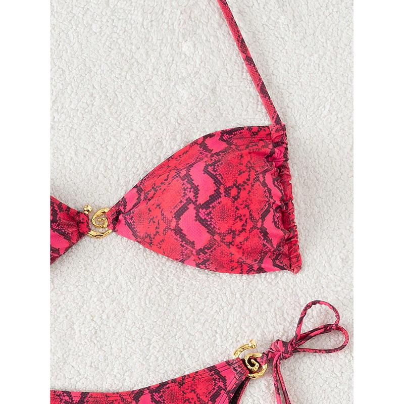 Sexy Print Two Piece Bikini Set Swimsuit Suit Summer New Women's Swimwear Bathing Biquini Suit