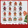 DIY Craft Gingerbread Man Ornaments Cute Gingerbread Christmas Decor  Indoor Decorations