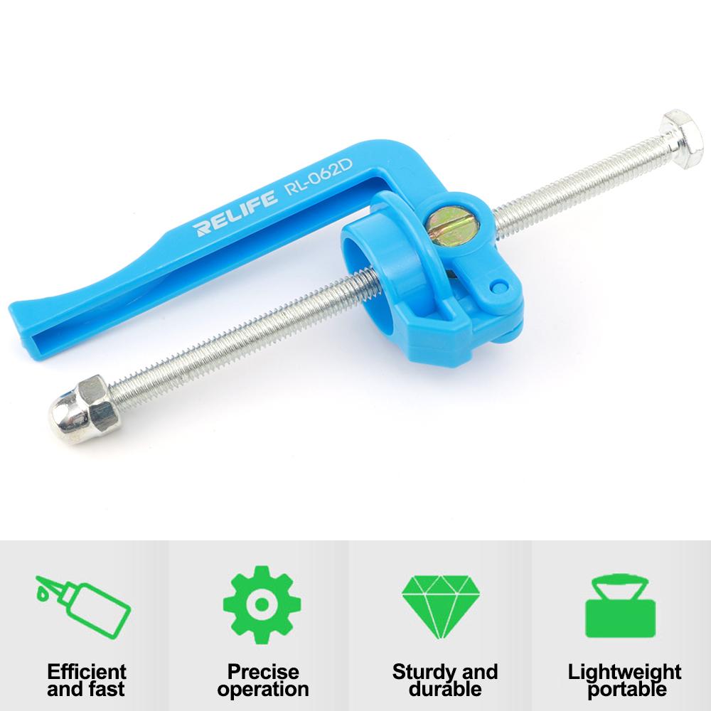 2pcs RL-062D Manual Labor-saving Glue Gun 5-10CC Solder Paste Booster Welding Oil Needle Cylinder Glue Gun Push Cylinder Tools