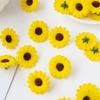 20Pcs Artificial Sunflower Scrapbook Christmas Decor for Home Wedding Outdoor Garden Diy Candy Box Bridal Accessories Clearance